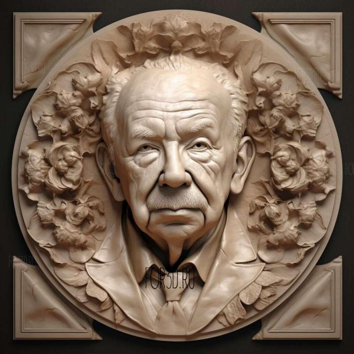 Richard Strauss 4 stl model for CNC